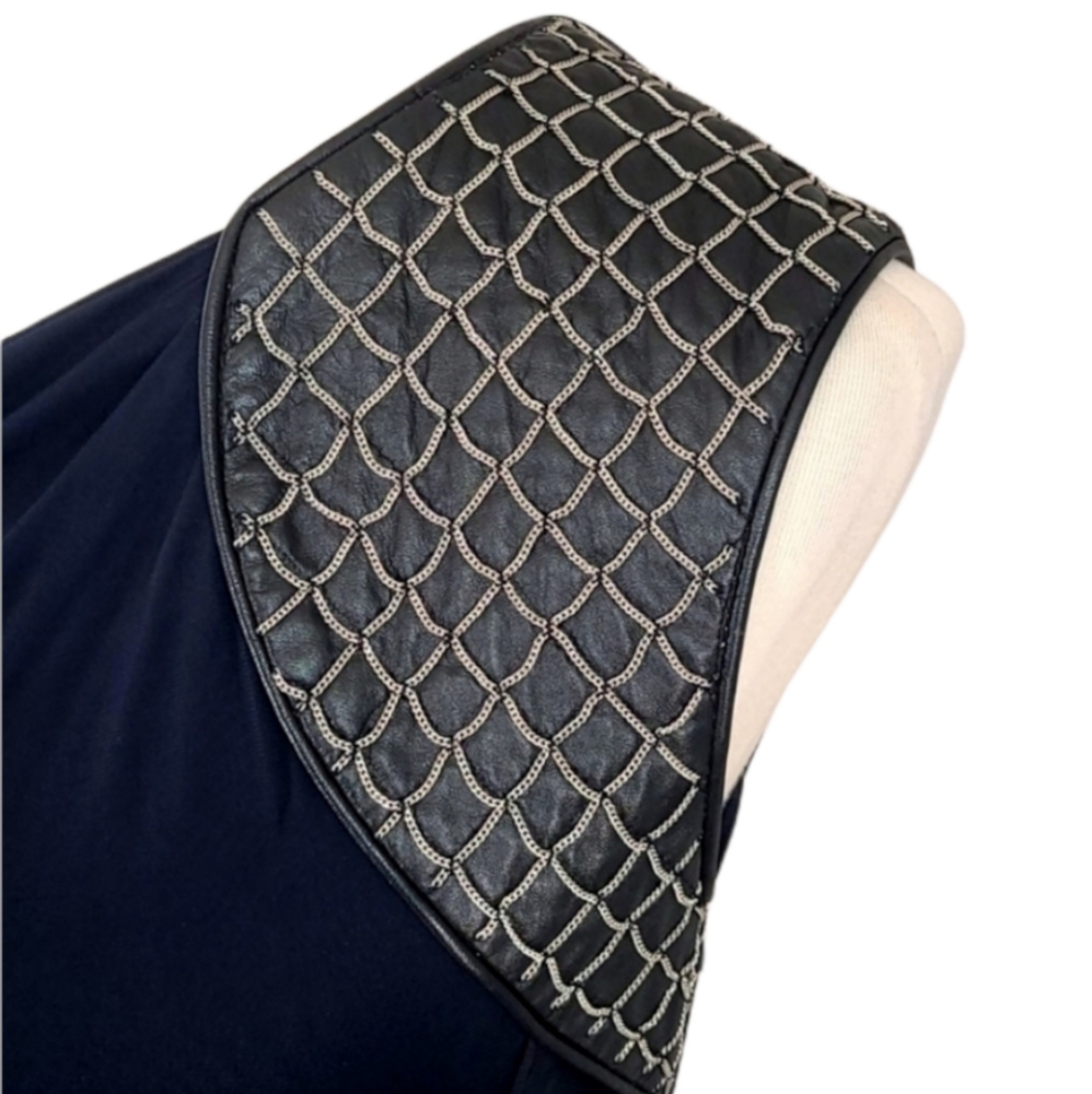 Yigal Azrouel One Shoulder Quilted Chain Dress 4 - Picture 5 of 11